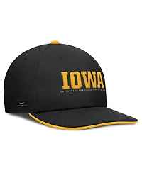 Nike Men's Black Iowa Hawkeyes 2025 On-Field Pro Performance Adjustable Hat