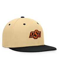 Fanatics Men's Khaki/Black Oklahoma State Cowboys Balance Fitted Hat