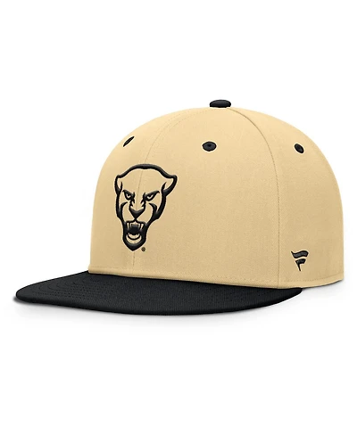 Fanatics Men's Khaki/Black Pitt Panthers Balance Fitted Hat