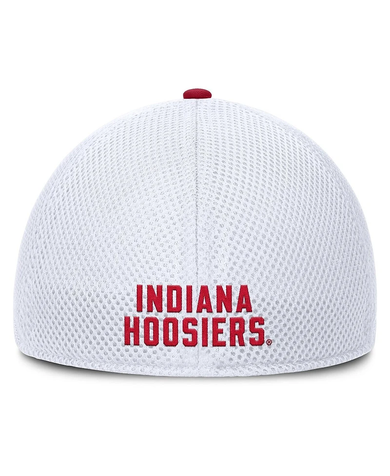 Fanatics Men's Heather Gray/White Indiana Hoosiers Trigger Flex Hat