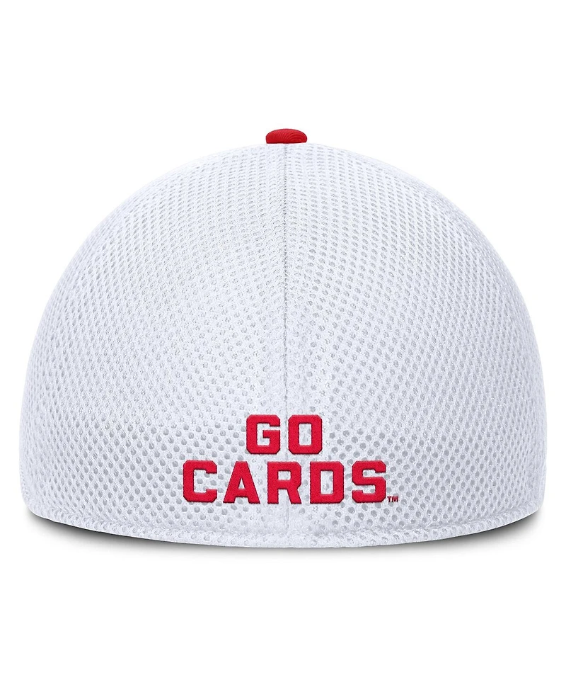 Fanatics Men's Heather Gray/White Louisville Cardinals Trigger Flex Hat