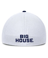 Fanatics Men's Heather Gray/White Michigan Wolverines Trigger Flex Hat