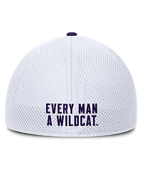 Fanatics Men's Heather Gray/White Kansas State Wildcats Trigger Flex Hat