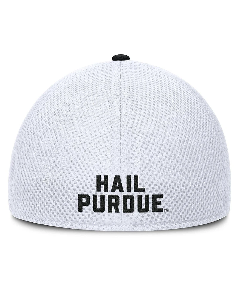 Fanatics Men's Heather Gray/White Purdue Boilermakers Trigger Flex Hat