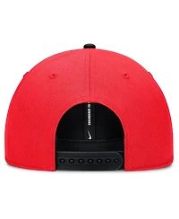 Nike Men's Crimson/Black Chicago Cubs Neon 90s Rise Adjustable Hat