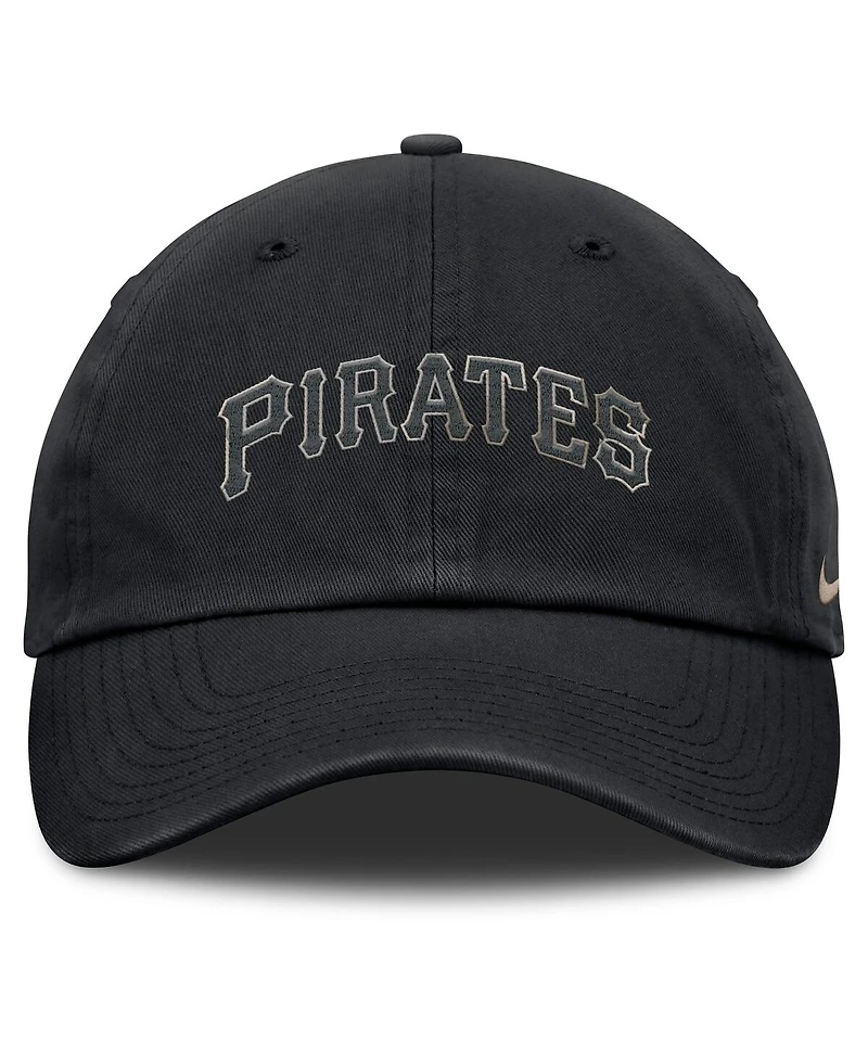 Nike Men's Black Pittsburgh Pirates Camo Pack Club Adjustable Hat