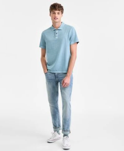 Sun Stone Mens Sun Faded Short Sleeve Polo Shirt Durango Straight Fit Jeans Exclusively At Macys