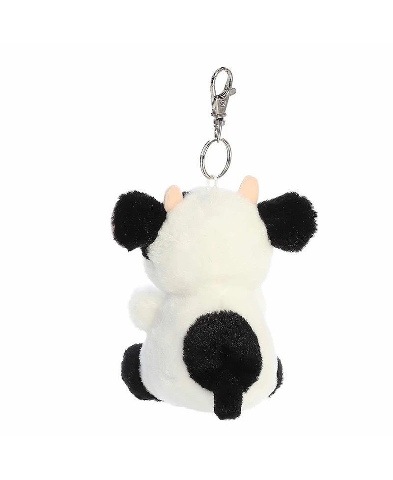 Aurora Mini Sweetie Cow Palm Pals Adorable Clip-On White 4"