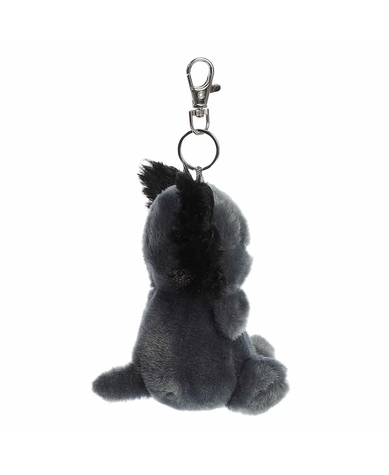 Aurora Mini Onyx Axolotl Palm Pals Adorable Clip-On Black 4"