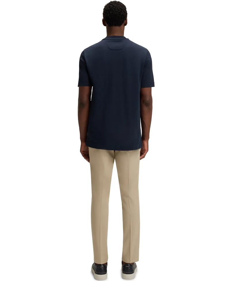 Boss by Hugo Men's Cotton-Silk Crew-Neck T-Shirt