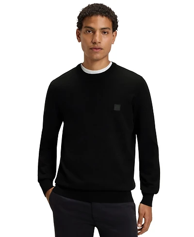 Boss by Hugo Men's Cotton-Cashmere Regular-Fit Sweater