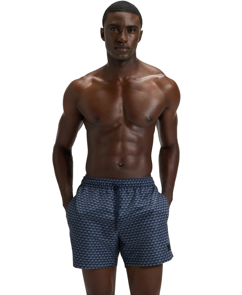 Boss by Hugo Boss Men's All-Over Print Swim Shorts