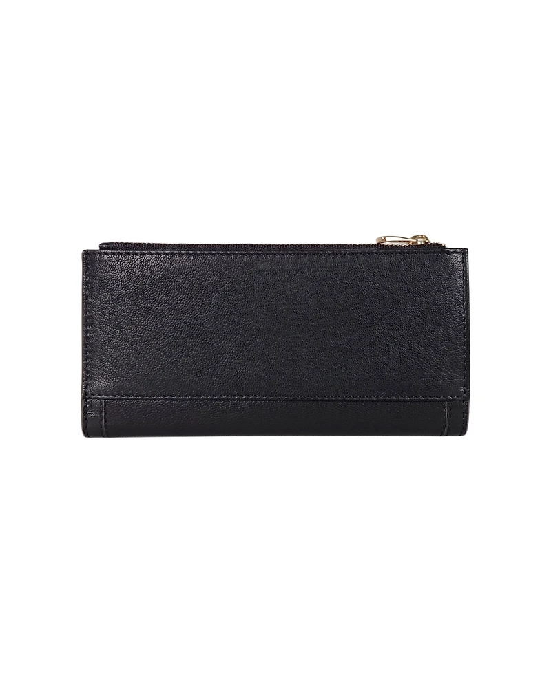 Lodis Deluxe Leather Zip Around Wallet