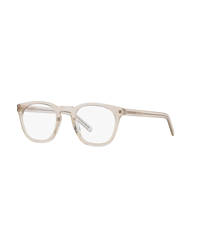 Saint Laurent Unisex Round Slim Eyeglasses, YS0003