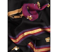 Lauren Ralph Equestrian Ribbon Wrap Scarf