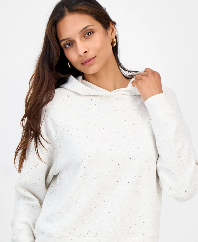 And Now This Women's Speckled Knit Hooded Sweatshirt, Macy's Exclusive
