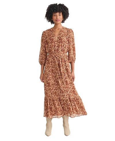 Jones New York Women's V-Neck Maxi Dress