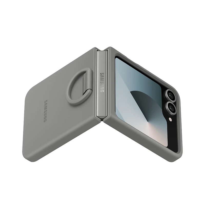 Samsung Silicone Cover Case for Samsung Galaxy Z Flip6-Clear
