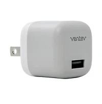 Ventev 12W Usb A Universal Mini Wall Charger and Usb A to Apple Lightning Cable