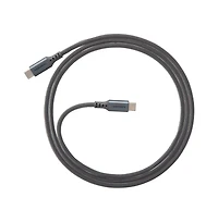 Ventev Alloy Usb C to Usb C High Speed Ultradurable Foot Cable-Silver