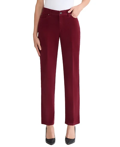 Jones New York Women's Fly Front Lexington Straight Jeans