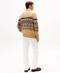 Tommy Hilfiger Men's Fair Isle Roll Neck Sweater