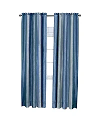GoodGram Ombre Crushed Satin Sheer Single Window Curtains & Valances - 50 in. W x L