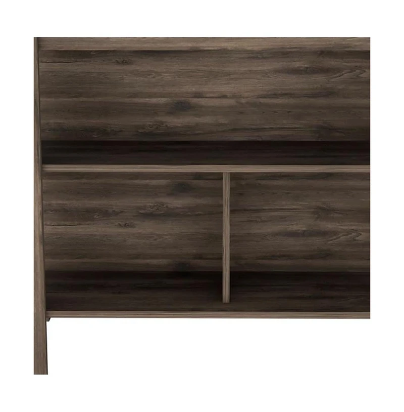 Slickblue Kitchen Island with 3 Open Storage Shelves, Freestanding Utility Table for Meal Prep