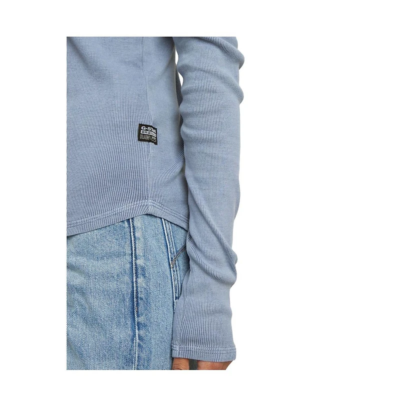 G-Star Women's Deep V-Neck Slim Top