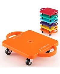 Hitway 6-Pack Kids Scooter Board Set with 360° Swivel Casters