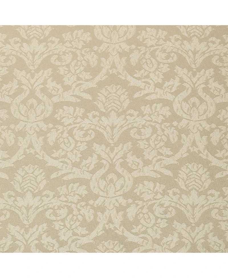 Kate Aurora Jacquard Damask Curtains With An Attached Austrian Valance & Tiebacks