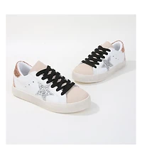 Berness Lillie Glitter Star Sneakers