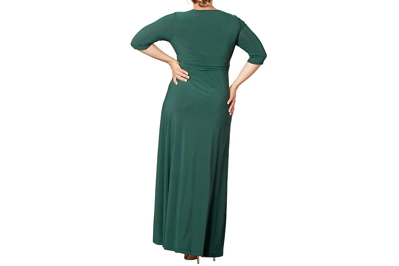 Kiyonna Women's Plus Evening Romance Long Gown