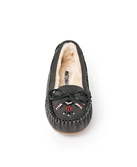 Minnetonka Women's Cally Thunderbird Animikii Suede Beaded Slippers