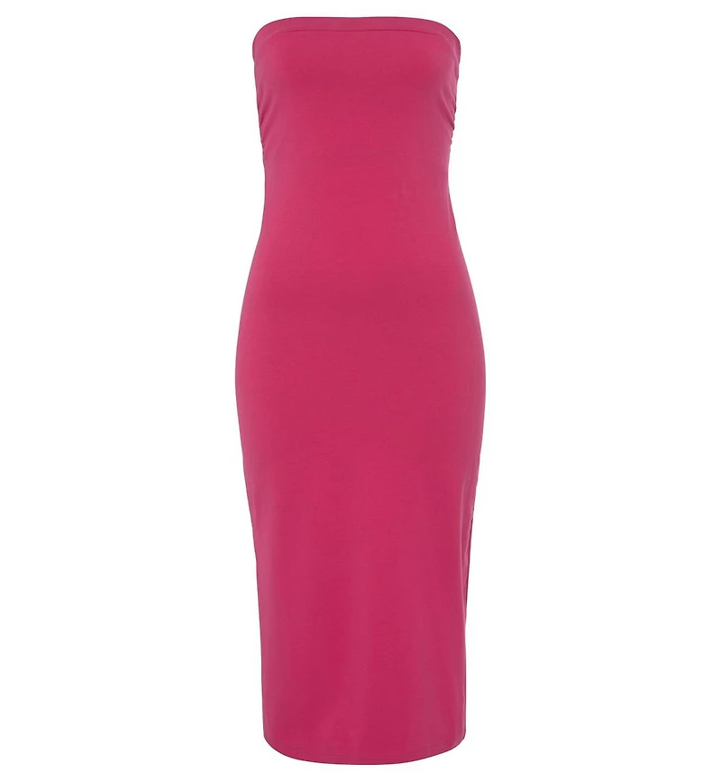 Lascana Women's Strapless Back Cutout Dress