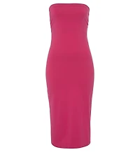 Lascana Women's Strapless Back Cutout Dress