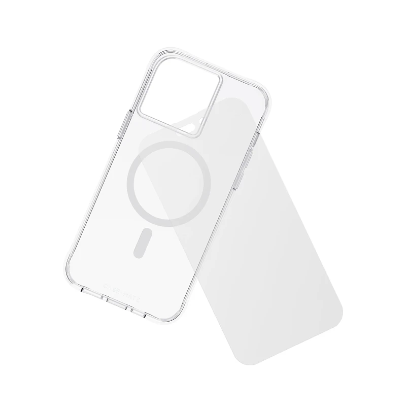 Case-Mate Protection Pack MagSafe Case and Glass Screen Protector for Apple iPhone 14 Pro Max-Clear