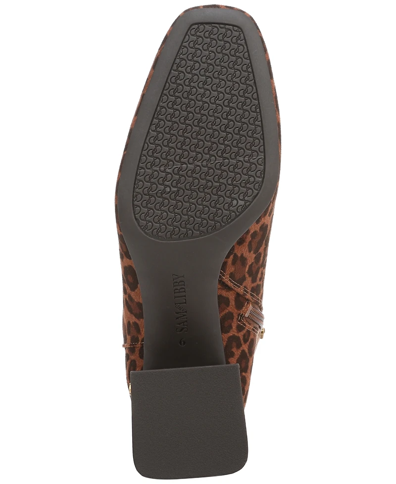 Sam and Libby Women's Yuliana Block Heel Booties