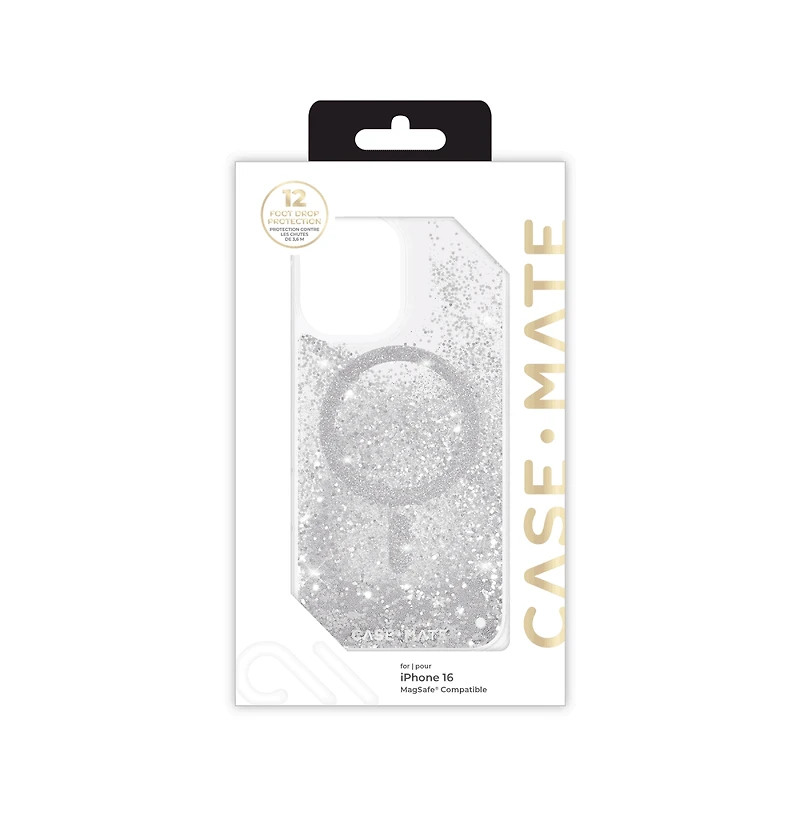 Case-Mate Waterfall Case for Apple iPhone 16-Silver
