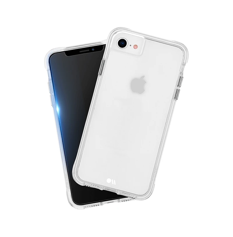 Case-Mate Protection Pack Tough Case and Glass Screen Protector for Apple iPhone Se 2022 / Se 2020 / 8 / 7 / 6s / 6-Clear
