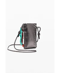 Desigual Women's Medium metallic 3D logo phone holder