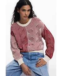 Desigual Women's Two-tone knit sweater