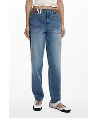 Desigual Women's Boyfriend jeans with inverted pockets