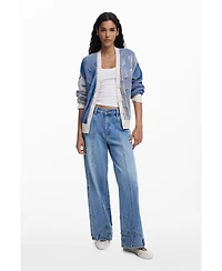 Desigual Women's Two-tone knit cardigan