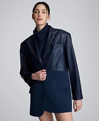 Kenneth Cole Women's Oversized Boyfriend Jacket