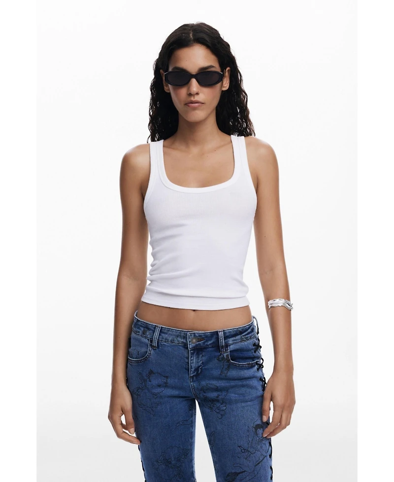 Desigual Women's Maria Escote denim pants