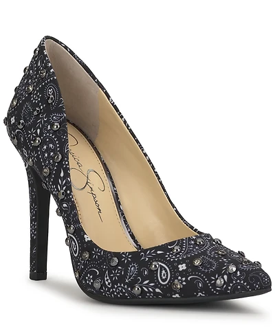 Jessica Simpson Women's Cassani Studded Pointed-Toe Pumps
