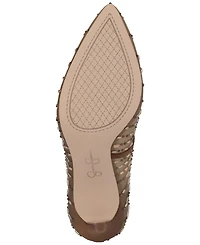 Jessica Simpson Women's Piviano Rhinestone Mesh Pumps