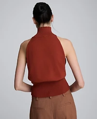 Kenneth Cole Women's Sleeveless Mock Neck Top