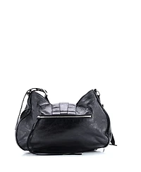 Pre-Owned Balenciaga Medium Le Cagole Giant Studs Shoulder Bag Leather